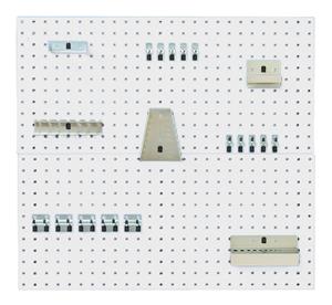 Bott Perfo Panels | Shadow Boards | Tool Boards | Wall Mounted 2 x 990 x 457mm Bott Perfo® Panels with 20 Piece Hook Kit